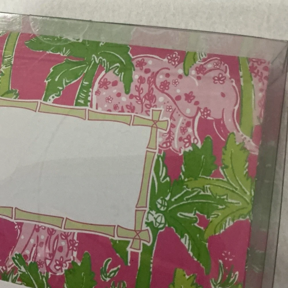 Vintage Lilly Pulitzer TABOO Pink Elephant Invitations Party Animals Rare (13)